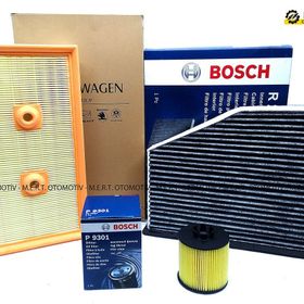 Bosch Volkswagen Golf 6 1.6 TDi 2006 2012 Filtre Bakım Seti
