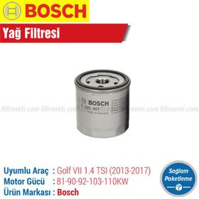 Bosch Volkswagen Golf 7 1.4 TSI 2013 2017 Filtre Bakım Seti