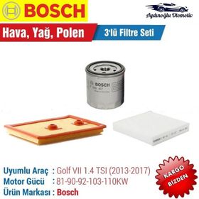 Bosch Volkswagen Golf 7 1.4 TSI 2013 2017 Filtre Bakım Seti