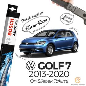 Bosch Volkswagen Golf 7 Muz 2013-2020 Silecek Takımı