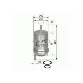 Bosch Volkswagen Golf V 1.4 2003-2006 Benzin Filtresi