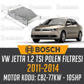 Bosch Volkswagen Jetta 1.2 TSI 2011-2014 Polen Filtresi