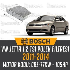 Bosch Volkswagen Jetta 1.2 TSI 2011-2014 Polen Filtresi