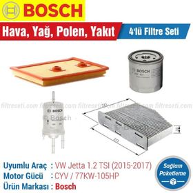Bosch Volkswagen Jetta 1.2 TSI 2015 2017 CYV Filtre Bakım Seti