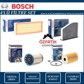 Bosch Volkswagen Passat 2.0 TDI 2011 2014 Filtre Bakım Seti