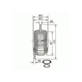Bosch Volkswagen Polo 1.4 2001-2005 Benzin Filtresi