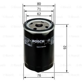 Bosch Volkswagen Polo 1.4 2009-2014 Yağ Filtresi