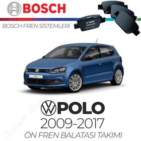 Bosch Volkswagen Polo 6R1-6C1 2009 - 2017 Ön Fren Balata Takımı