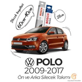Bosch Volkswagen Polo Ön ve Arka 2009-2017 Aeroeco Silecek