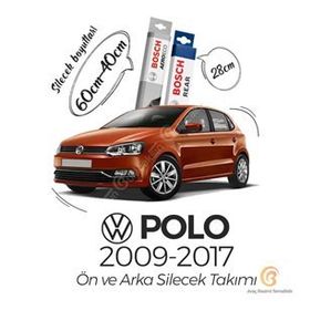Bosch Volkswagen Polo Ön ve Arka 2009-2017 Aeroeco Silecek