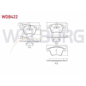 Bosch Volkswagen Transporter T5 2.5 TDI 2003-2009 Ön Fren Balatası