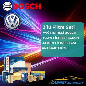 Bosch Volkswagen Transporter T5 2.5 TDI 2004 2009 Filtre Bakım Seti