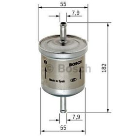 Bosch Volvo C30 2.0 2006-2018 Benzin Filtresi