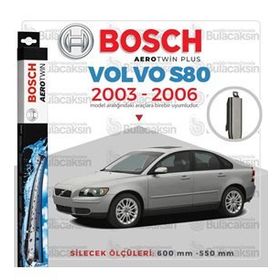 Bosch Volvo S80 Muz 2003-2006 Silecek Takımı