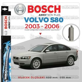 Bosch Volvo S80 Muz 2003-2006 Silecek Takımı