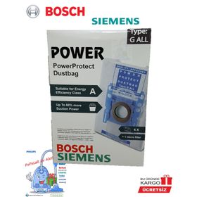 Bosch VS 42A00-VS 44A99 Süpürge 20 Adet Sentetik Toz Torbası