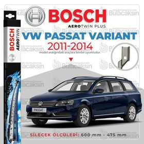 Bosch Vw Passat Variant Muz 2011-2014 Silecek Takımı