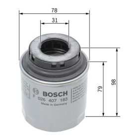 Bosch VW Tiguan 1.4 TSI 2007-2014 CTH Yağ Filtresi