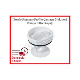 Bosch WAQ20461TR10 Çamaşır Makinesi Pompa Filtre Kapağı