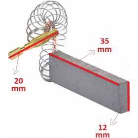 Bosch WFF1491 5x12.5x32 cm Çamaşır Makinesi Yaylı Motor Kömürü