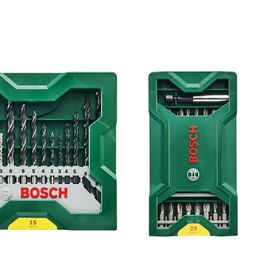 Bosch X-line 15 Parça Delme 25 Parça Vidalama Ucu Seti ve Tornavida