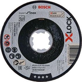 Bosch X-LOCK 115x1.6 mm Expert Serisi Düz Inox Kesme Diski