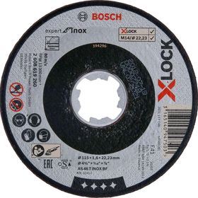 Bosch X-LOCK 115x1.6 mm Expert Serisi Düz Inox Kesme Diski