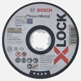 Bosch X-Lock 115x1 mm Expertfor Inox Rapido Düz Metal Kesici Disk
