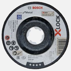 Bosch X-LOCK 115x6.0 mm Expert Serisi Bombeli Metal Taşlama Diski