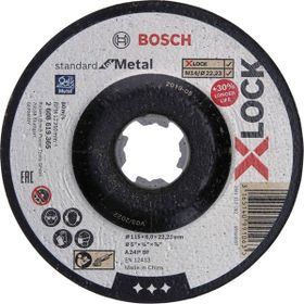 Bosch X-Lock 115x6 Standart For Metal Kesici
