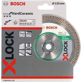 Bosch X-LOCK 125 mm Best Serisi Sert Seramikler İçin Elmas Kesme Diski