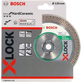Bosch X-LOCK 125 mm Best Serisi Sert Seramikler İçin Elmas Kesme Diski