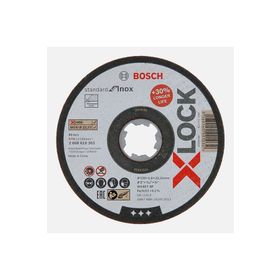 Bosch X-Lock 125x1.6 mm Standard Seri Düz Inox Paslanmaz Çelik Kesme Diski