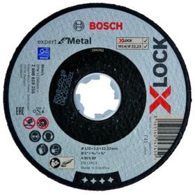 Bosch X-lock 125x2.5 mm Expert Serisi Düz Metal Kesme Diski