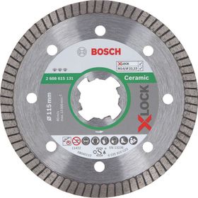Bosch X - Lock - Best Serisi Seramik için 115 mm Extra Temiz Kesim Turbo Segman Elmas Kesme Diski