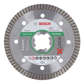 Bosch X - Lock - Best Serisi Seramik için 115 mm Extra Temiz Kesim Turbo Segman Elmas Kesme Diski