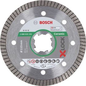 Bosch X - Lock - Best Serisi Seramik için 115 mm Extra Temiz Kesim Turbo Segman Elmas Kesme Diski