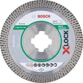 Bosch X - Lock - Best Serisi Sert Seramikler için 115 mm Elmas Kesme Diski