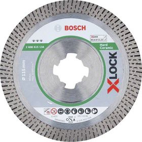 Bosch X - Lock - Best Serisi Sert Seramikler için 115 mm Elmas Kesme Diski