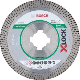 Bosch X - Lock - Best Serisi Sert Seramikler için 115 mm Elmas Kesme Diski