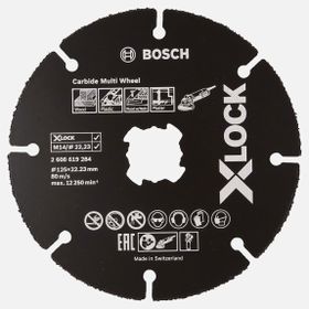 Bosch X-Lock Carbide Multi Wheel 125 mm Kesici Disk