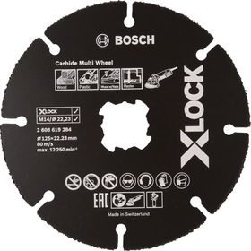 Bosch X-Lock Carbide Multi Wheel 125 mm Kesici Disk