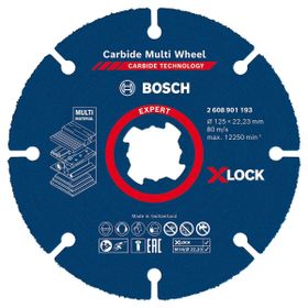 Bosch X-Lock Carbide Multi Wheel 125 mm Kesici Disk