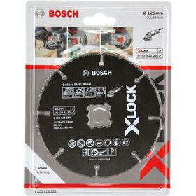 Bosch X-Lock Carbide Multi Wheel 125 mm Kesici Disk