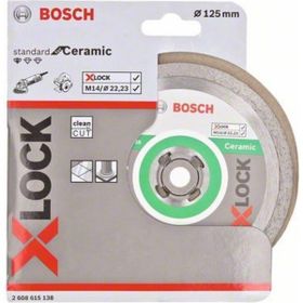 Bosch X-Lock Standard For Ceramic 125 mm Elmas Kesici Disk