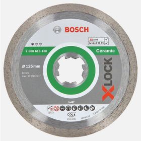 Bosch X-Lock Standard For Ceramic 125 mm Elmas Kesici Disk