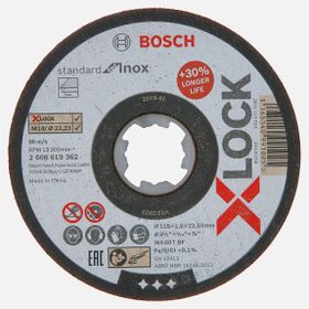 Bosch X-Lock Standard For Inox 115x1.6 mm Düz Kesici Disk