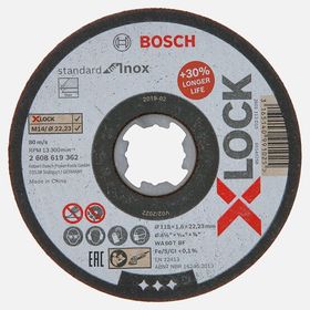 Bosch X-Lock Standard For Inox 115x1.6 mm Düz Kesici Disk