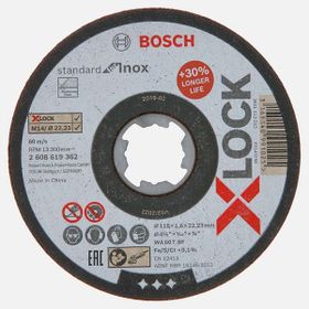Bosch X-Lock Standard For Inox 115x1.6 mm Düz Kesici Disk