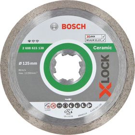 Bosch X - Lock - Standard Seri Seramik için 125 mm Elmas Kesme Diski